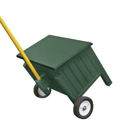 DIVOT MIX CONTAINER ON WHEELS Green